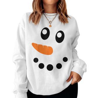 Muñeco De Nieve Disfraz Cara Gracioso Niño Hombre Sudadera Mujer - Regaloses