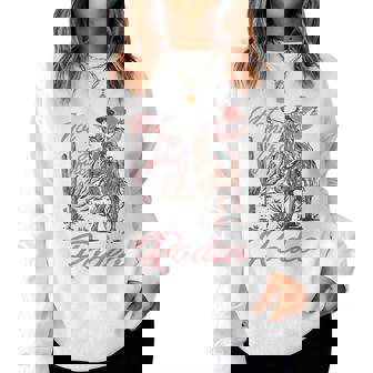 Not My 1St Rodeo Vintage Cowgirl Riding Horse Girls Women Sweatshirt | Seseable CA