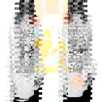 Papa Of The Bee-Day Girl Bee Birthday Party Women Sweatshirt - Monsterry