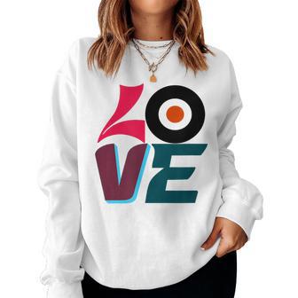 Philly Love Sign Sports Womens Women Sweatshirt | Seseable CA