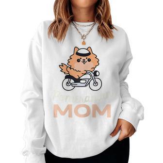 Pomerania Mamma Cane Proprietario Retrò Cane Madre Women Sweatshirt - Novitaregali