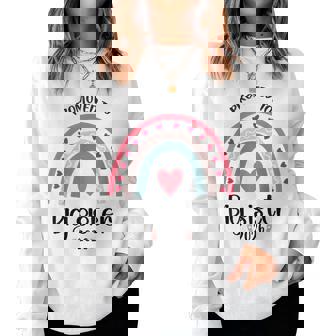 Promoted Big Sister 2026 Big Sister Announcement Women Sweatshirt - Monsterry