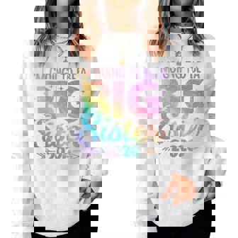 Promoted To Big Sister 2026 Im Going To Be A Big Sister 2026 Women Sweatshirt | Seseable FR