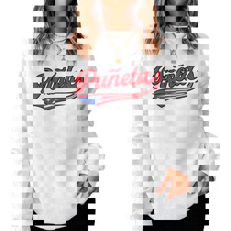Puñeta プエルトリコ プエルトリコ 国旗 面白い 男性 女性 言葉 レディーススウェットシャツ - Kawaiitshirt