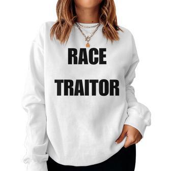 Qos Bnwo Queen Of Spades Race Traitor Women Sweatshirt - Thegiftio UK