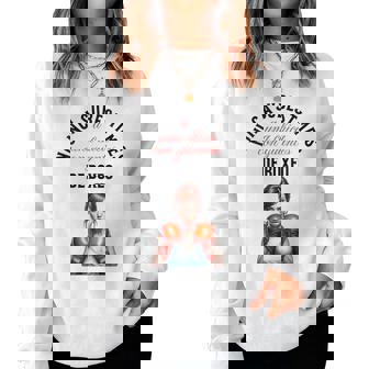 Regalo Boxeadora Humor Boxeo Divertida Chica Cuello Sudadera Mujer - Regaloses