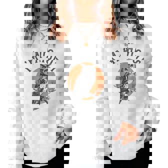 Retro I'm A Hoot Owl Bird Pun Sarcastic Jokes Men Women Sweatshirt - Monsterry