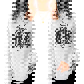 Retro Track Mom Track Mama Game Day Sports Mom Mens Women Sweatshirt | Seseable FR