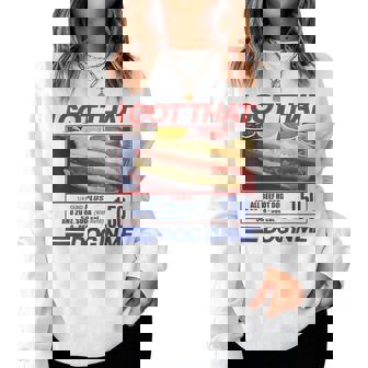 Retro Vintage I Got That Dog In Me Hotdog Women Women Sweatshirt | Seseable CA