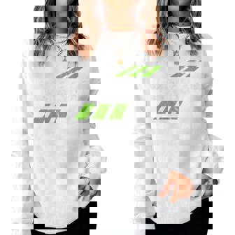 Retro Vintage Kawasaki Green City For Or Tri-Blend Women Sweatshirt | Seseable CA