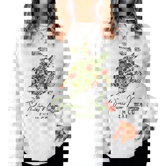 Riviera Maya Tropical Sea Turtle Mexico For And Women Women Sweatshirt | Mazezy