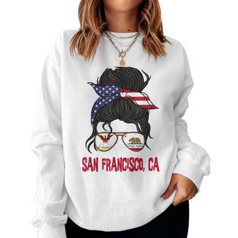San Francisco Pour Filles Drapeau De Californie Dean Francisco Pour S Sweat-shirt pour femme - Cadeauxyz