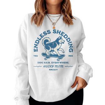Siberian Husky Ice Skating Dog Husky Mom Women Sweatshirt - Thegiftio UK