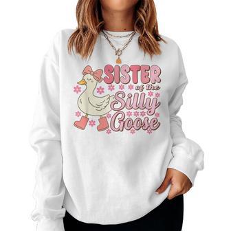 Sister Goose On The Loose Birthday Matching Family Women Sweatshirt - Thegiftio UK