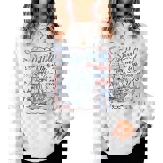 Spilling The Tea Since 1773 Coquette Bow Us History Teacher Women Sweatshirt | Seseable UK