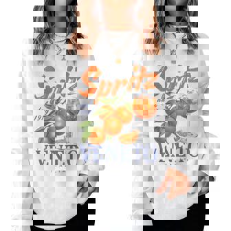Spritz Veneto Dal 1919 Italia Vintage Orange Wine Cocktail Women Sweatshirt | Seseable FR