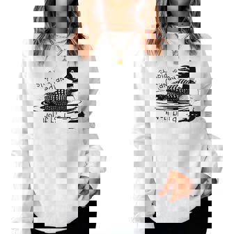 Stupid Canadian Wolf Bird Sarcastic Animal Lgbt Gay Pride Women Sweatshirt - Monsterry