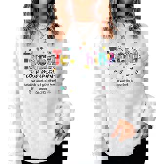 Teaching Is My Ministry God Christian Teacher Back To School Women Sweatshirt - Thegiftio