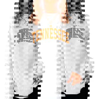 Vintage Tennessee Orange Tennessee Retro Orange Tn Women Sweatshirt - Monsterry