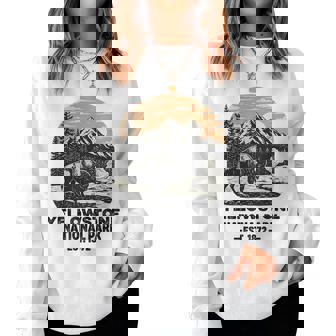 Yellowstone National Park Bisonteouvenir Uomini Donne Bambini Women Sweatshirt - Novitaregali