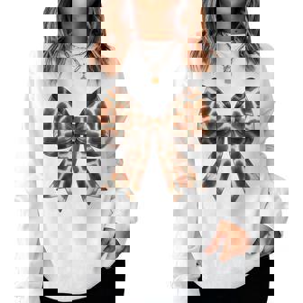 コケット リボン キリン プリント 女の子 ママ 母の日 レディーススウェットシャツ - Kawaiitshirt