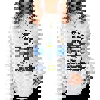 子供の男性の女性の警察官の衣装 レディーススウェットシャツ - Kawaiitshirt