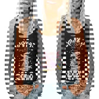 100 Days Of School Axolotl Girls 100Th Day Of School Women Tank Top | Seseable CA