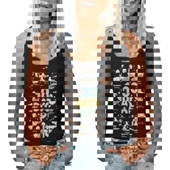 100 Days Of School Cute Goose Teacher Classroom Humor Women Tank Top | Seseable FR