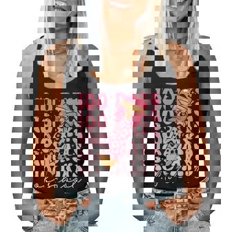 100 Days Of School Pink Preppy 100Th Day Of School Girls Women Tank Top - Thegiftio