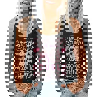 10Th Birthday This Girl Is Now 10 Double Digits Coquette Bow Women Tank Top | Mazezy