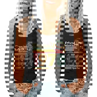 1978Intage Cumpleaños Retro Edición Limitada Hombres Es Regalo Cuello Camiseta sin mangas para mujer - Regaloses