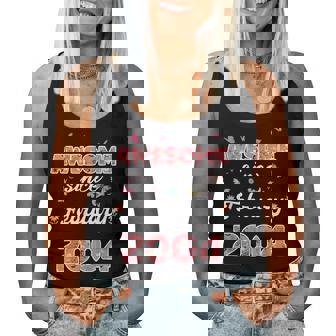 2004年2月から素晴らしい花、2004年2月の誕生日。 レディースタンクトップ - Kawaiitshirt