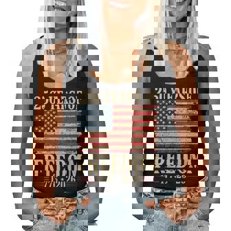 250Th America Anniversary Independence 250 Years Of Freedom Women Tank Top | Seseable UK