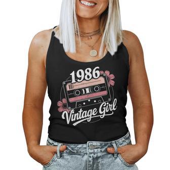 40 Años Intage 1986 Cumpleaños 40 Retro 1986 Camiseta sin mangas para mujer - Regaloses