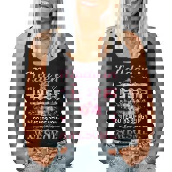 60Th Birthday Made In 1966 60 Years Of Being Awesome Floral Women Tank Top | Seseable UK