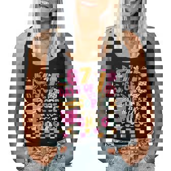 67 Days Of School Coffee Lover 67Th Day Of School Teacher Women Tank Top | Seseable FR