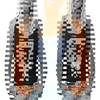 67 For Teachers 6 7 Meme Bow Girls Six Seven Women Tank Top | Seseable CA