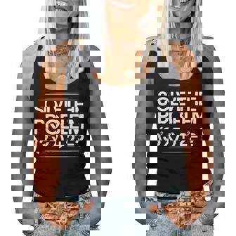 67 Meme Math Six Seven Teacher Brainrot Joke Women Tank Top - Thegiftio