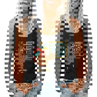 67 Thanksgiving Turkey Math Teacher Six Seven Meme Women Tank Top - Thegiftio