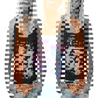 7Th Birthday Girl I Was 6 Now I'm 7 Cute 67 Unicorn Mermaid Women Tank Top - Monsterry