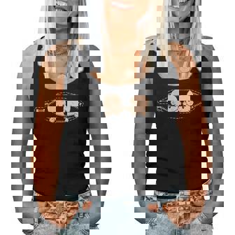 Anuncio De La Madre Divertida De Un Embarazo De Gemelos Cuello Camiseta sin mangas para mujer - Regaloses