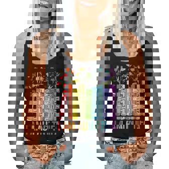 I Am Aunt Tifa Human Rights Floral Protest Women Tank Top | Seseable CA