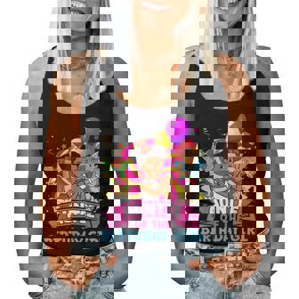 Auntie Of Birthday Girl Gracie Pink Doll Family Decorations Women Tank Top | Seseable UK