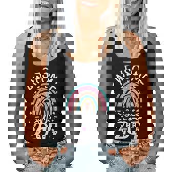 Awesome Since 2017 8Th Birthday Rainbow Born In 2017 Women Tank Top | Seseable CA