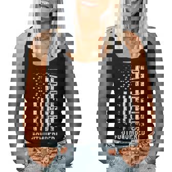 On Back Dad Of Girls Outnumbered Fathers Day Dad Daughters Women Tank Top - Monsterry