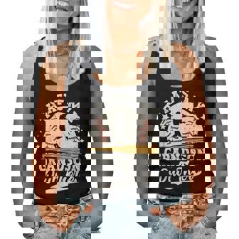 Baseball Grandma Grandpa That's My Grandson Out There Sports Women Tank Top | Mazezy