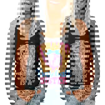 Baseball Sister Baseball Ice Cream Drip Big Sister Women Tank Top - Monsterry