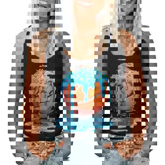 Basketball Drip Boys Girls Ice Cream Drip Sprinkles Summer Women Tank Top - Monsterry