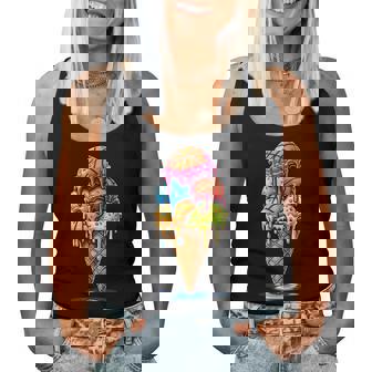 Basketball Drip Boys Girls Ice Cream Drip Sprinkles Summer Women Tank Top | Seseable CA