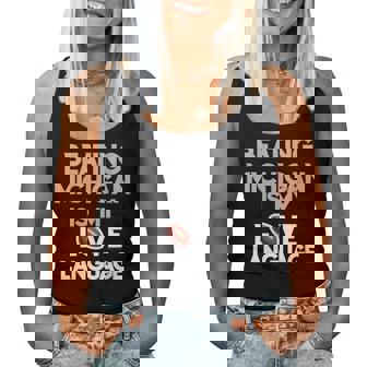 Beating Michigan Love Ohio Home Buckeye Quote State Women Tank Top | Seseable CA